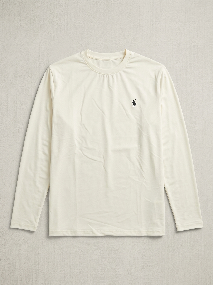 Cotton White Full Sleeves Shirt