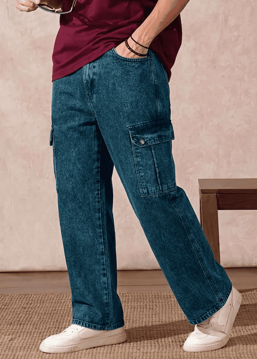 Blue Trouser Jeans