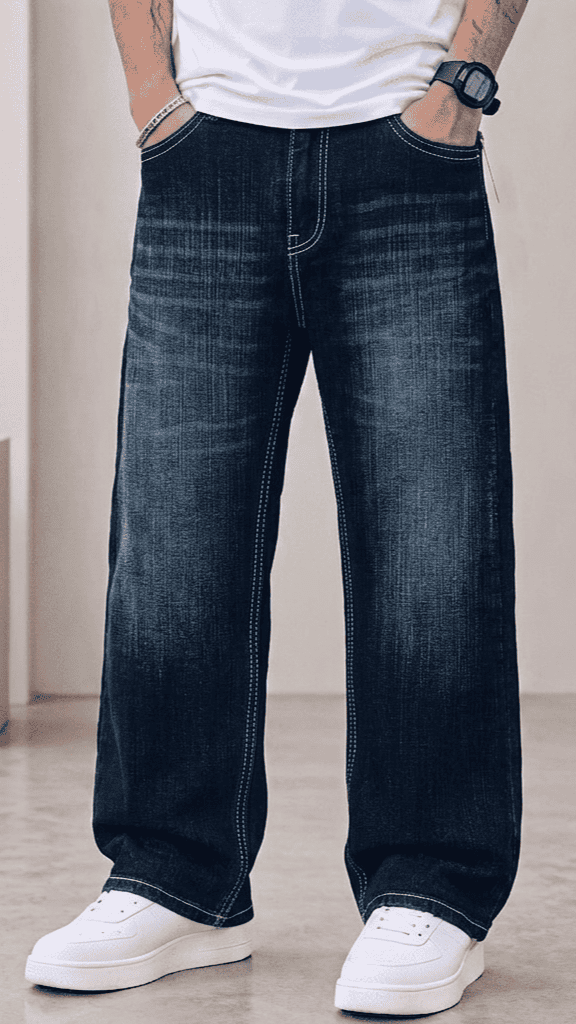 Blue Lined Jeans