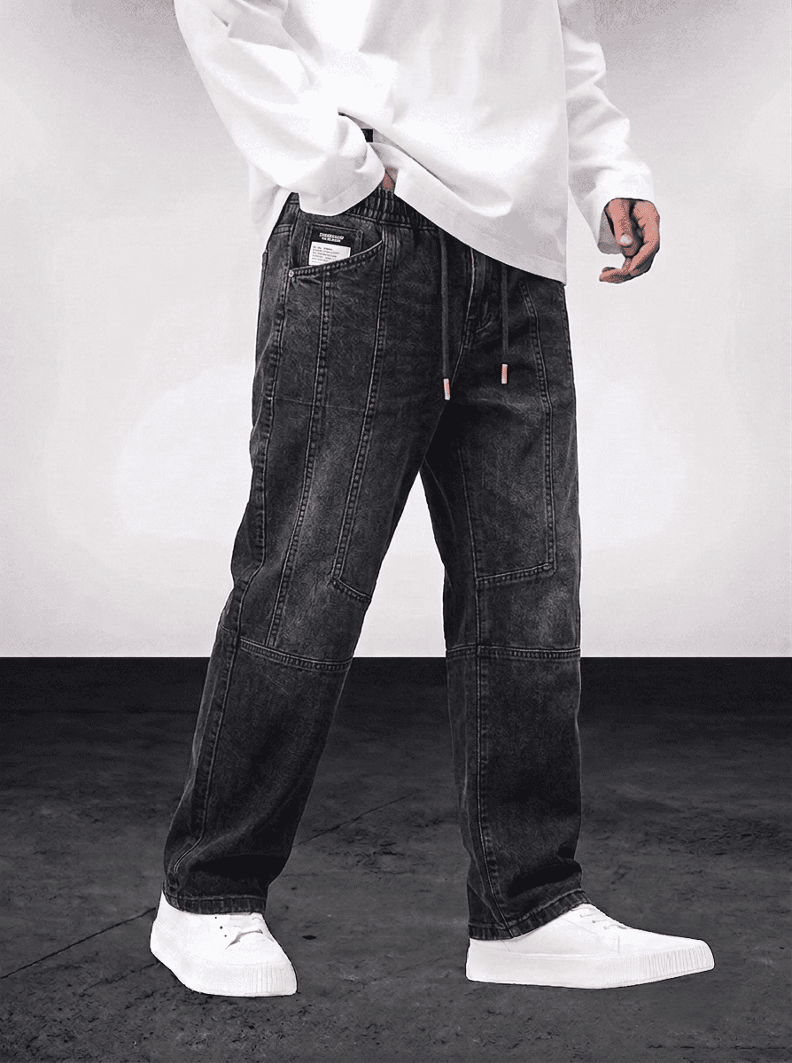 Black Classy Denim Jeans - 2